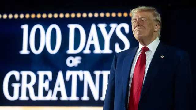 Трамп отметил 100 дней своего президентства